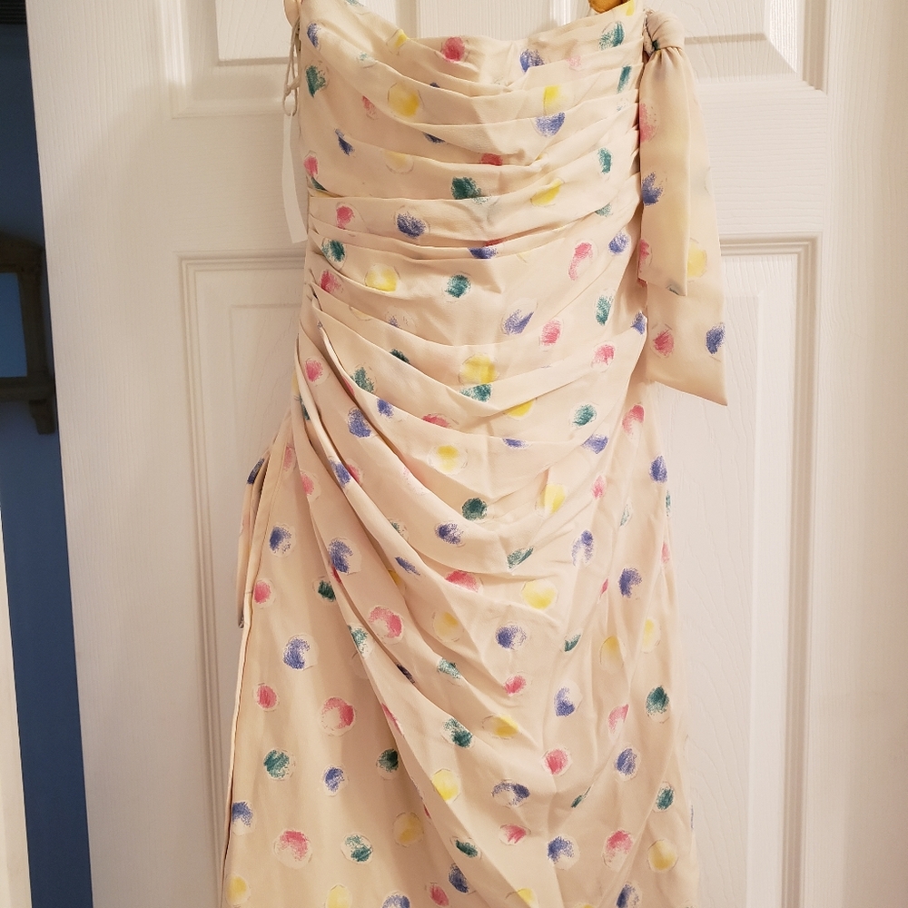 Ungaro authentic strapless midi dress